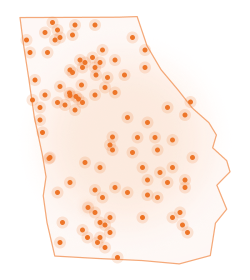 TDF Locations Map Image