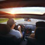people driving in a car